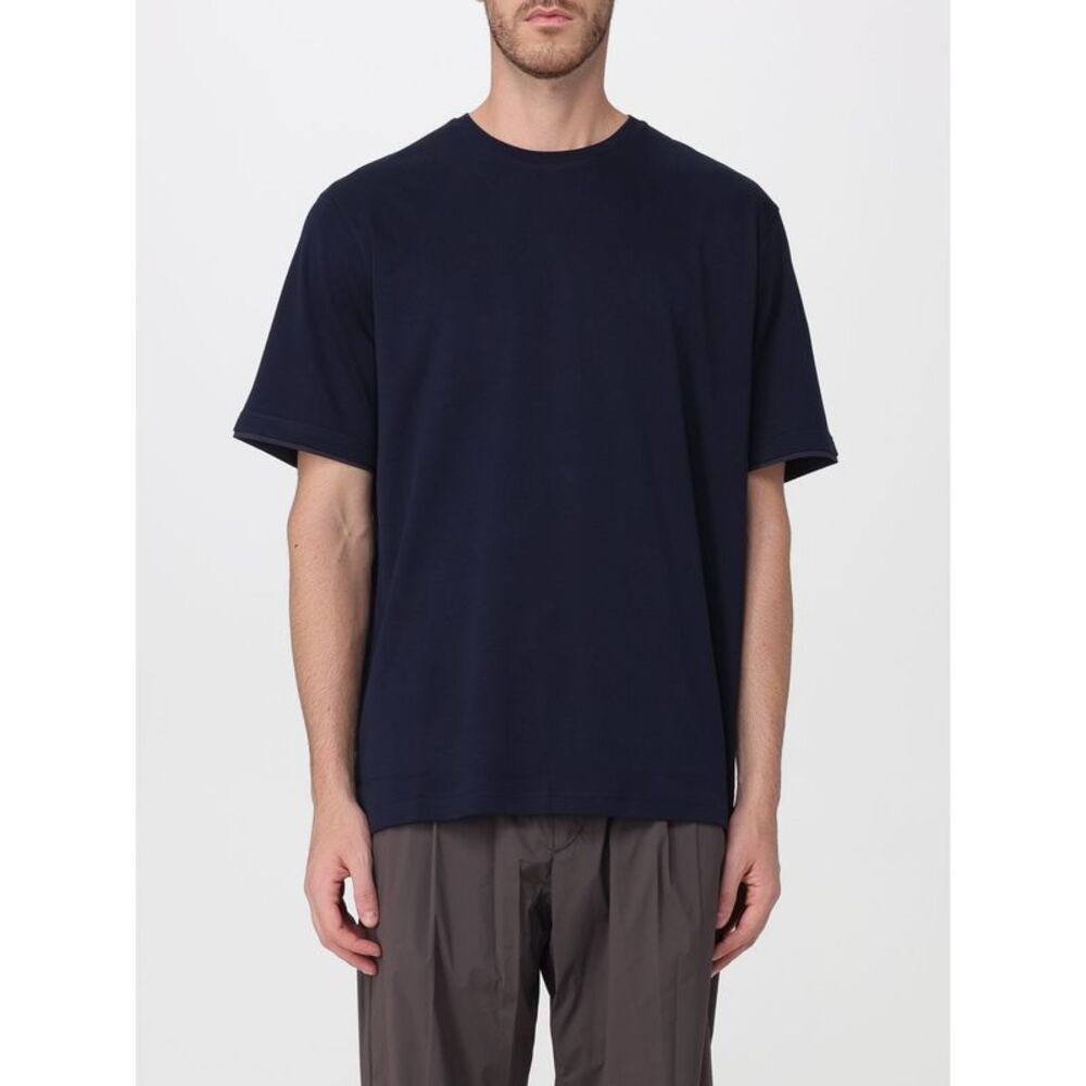 Herno Men Minimal Design Crewneck T-Shirt Herno In Pure Cotton